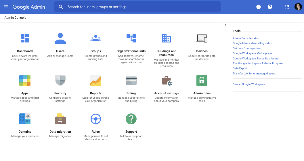 Mengenal Admin Console Google Workspace GITS ID Jasa Pembuatan