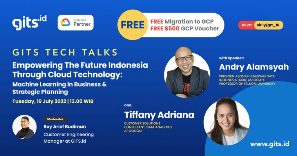 GITS Tech Talks “Empowering The Future Indonesia Through Cloud Technology Machine Learning in Business & Strategic Planning