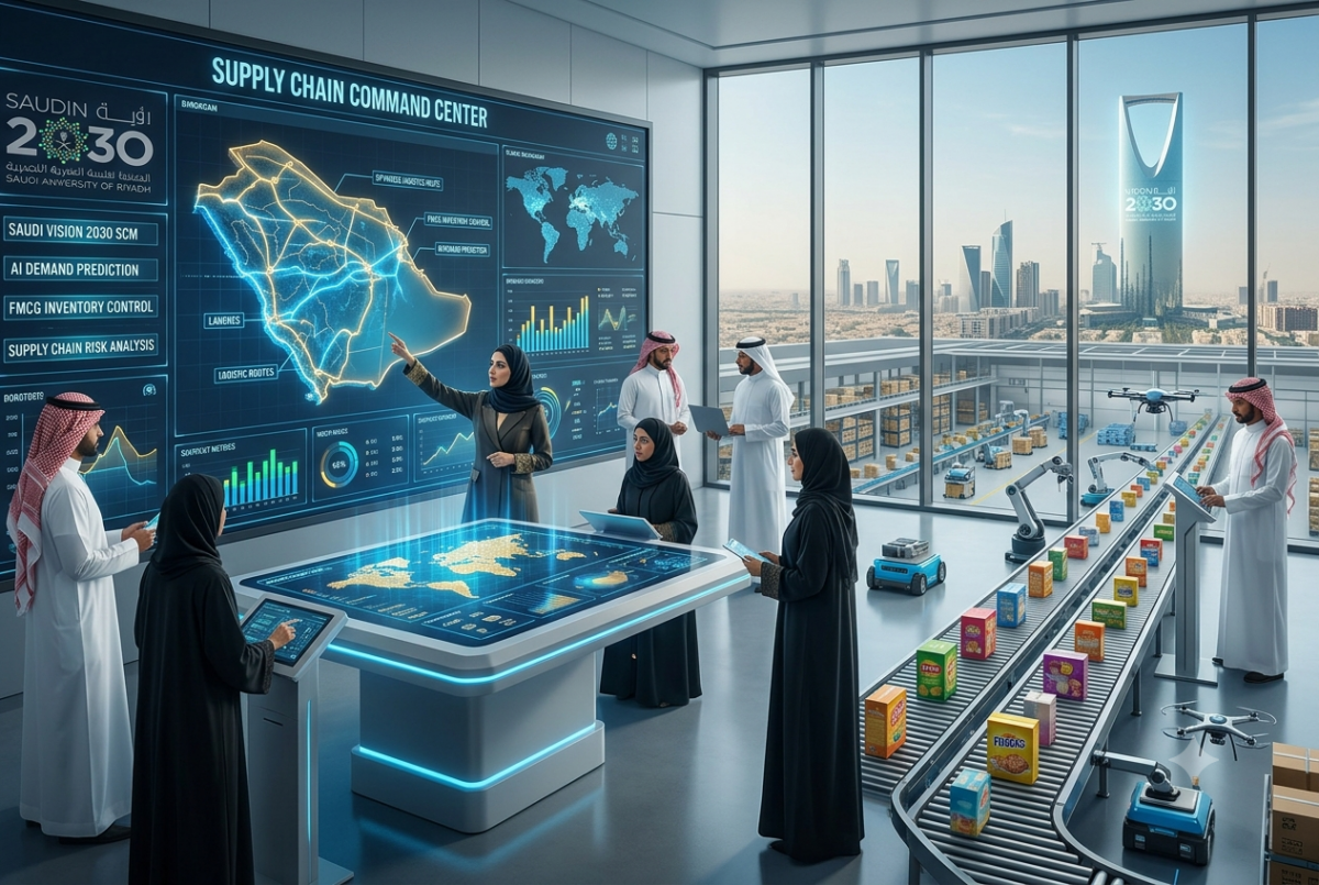 Saudi Vision 2030: AI Supply Chain Management for FMCGย